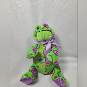 GANZ Webkinz floral cutie frog Plush- No code